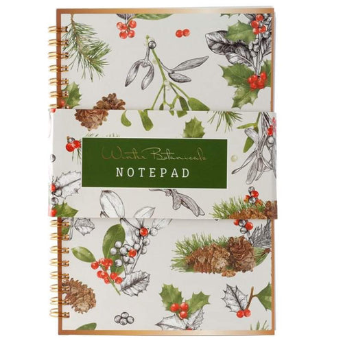 Winter Botanicals A5 Notebook