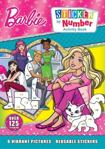 Barbie Sticker By Number Book