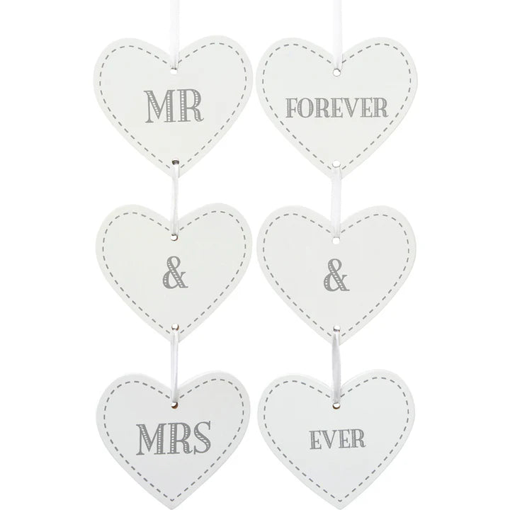 Mr & Mrs Forever Decoration (2 Pack)
