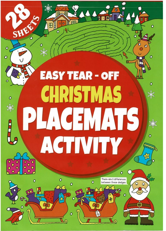 Christmas Placemats Activity Book
