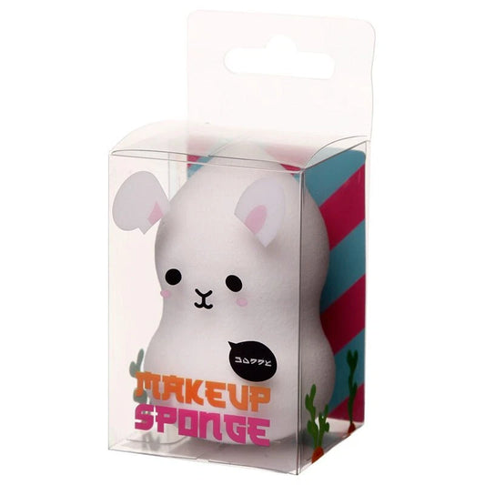 makeup sponge blender bunny rabbit design, soft blending tool, perfect for applying foundation concealer and powders evenly