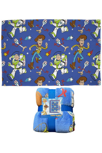 Toy Story 4 Buzz & Woody Fleece Throw/ Blanket