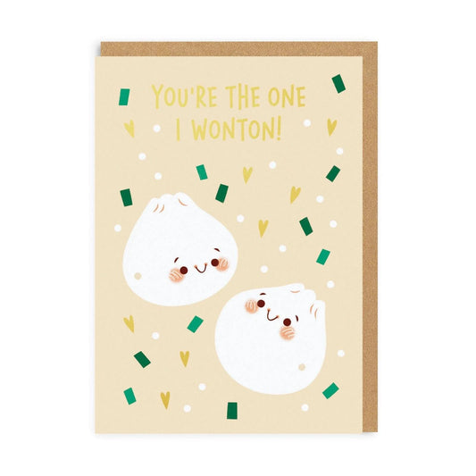 Wonton Greetings Card