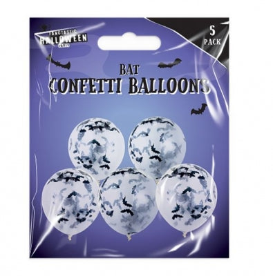 Confetti Bat Balloons