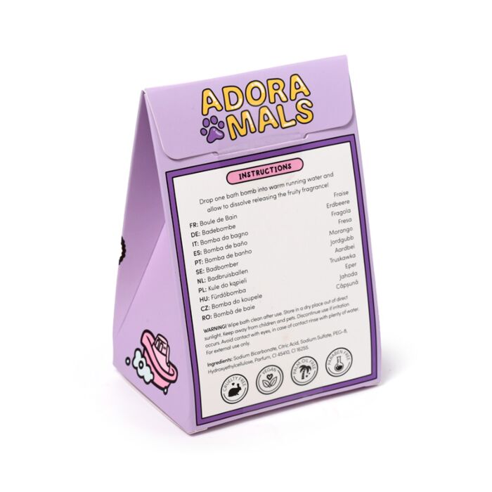 Adoramals Wild Bath Bomb In a Gift Box