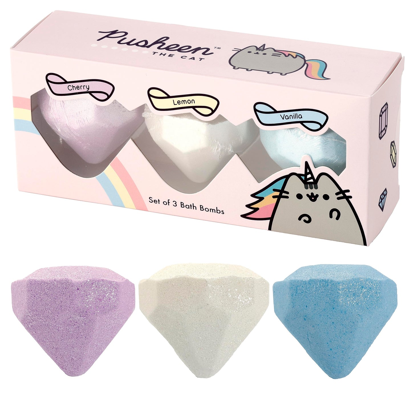 Pusheen Bath Fizzers- Set of 3