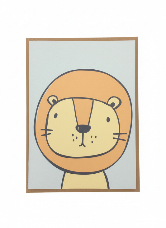 Lion Blank Card