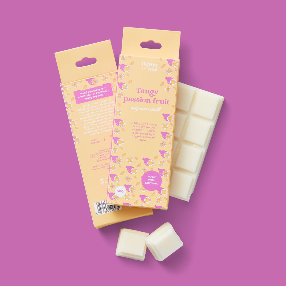 wax bar tangy passion fruit with lively fruity notes and a musky base creating an irresistible aroma