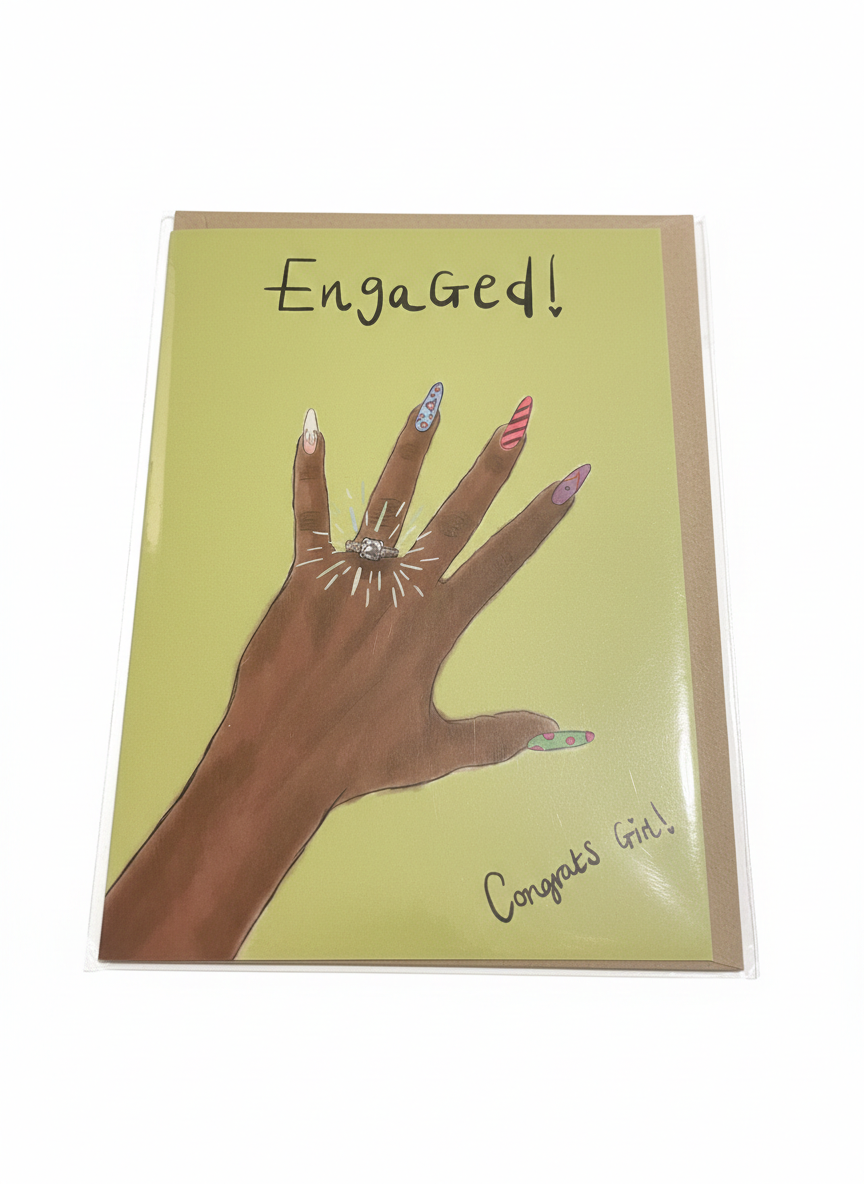 Engaged Gem Card