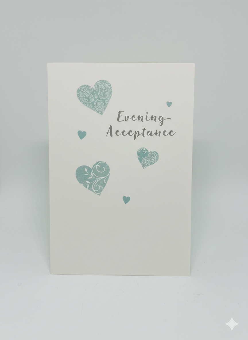 Evening Acceptance Blue Hearts