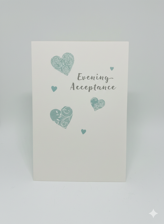 Evening Acceptance Blue Hearts