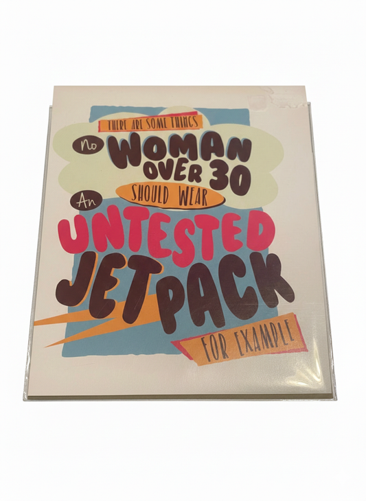30th Birthday Card Jet Pack