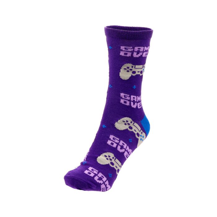 game over novelty gamer socks suitable for everyday wear or gifting