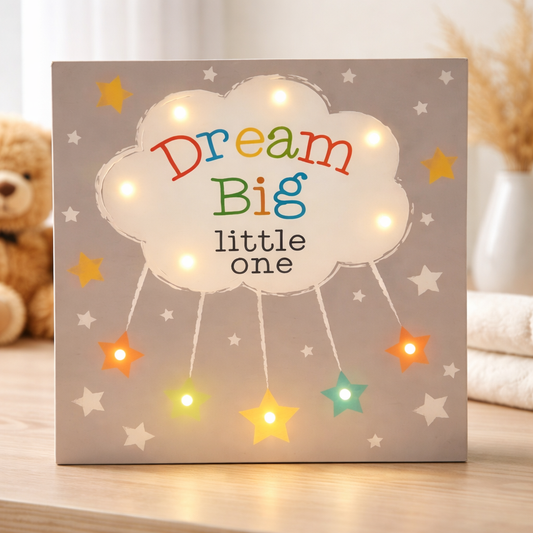 Dream Big Little One LED Light Up Sign