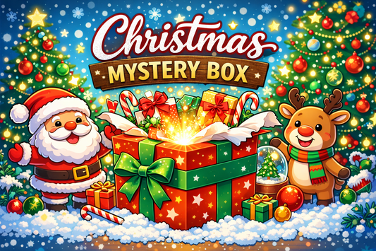 christmas mystery box festive gift surprise filled with assorted seasonal gifts