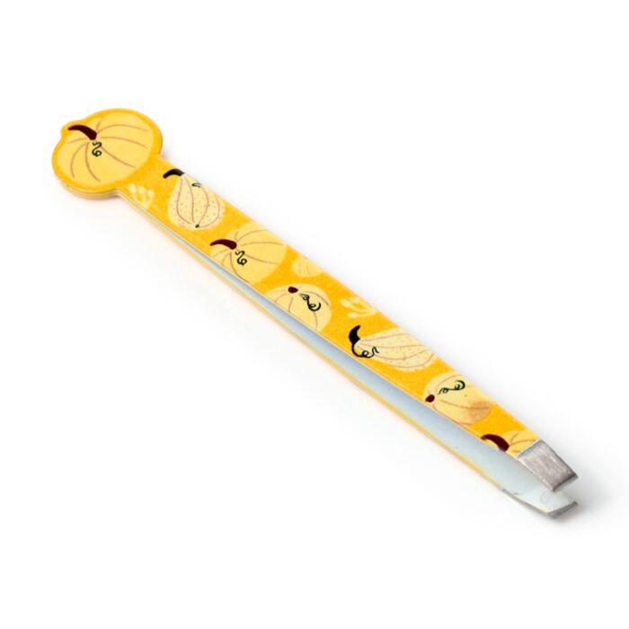 autumn harvest shaped tweezers alternative variant laying flat for close inspection