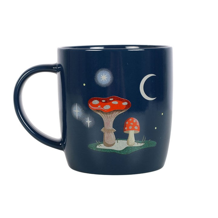 winter forest mushroom house mug presented boxed ready for gifting
