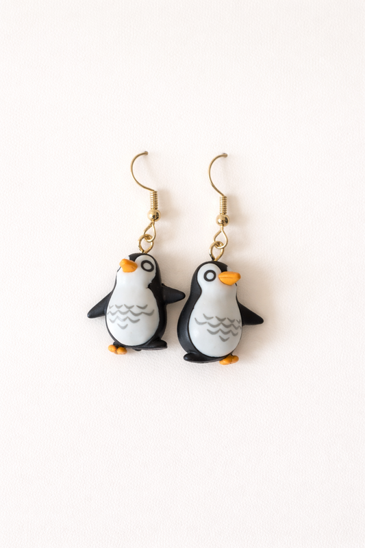 Penguin Drop Earrings