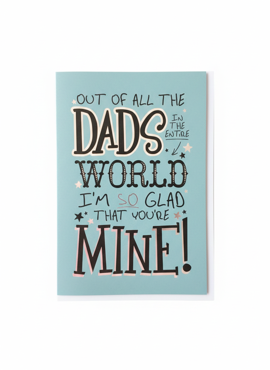 Father’s Day Card World Hero Great Work