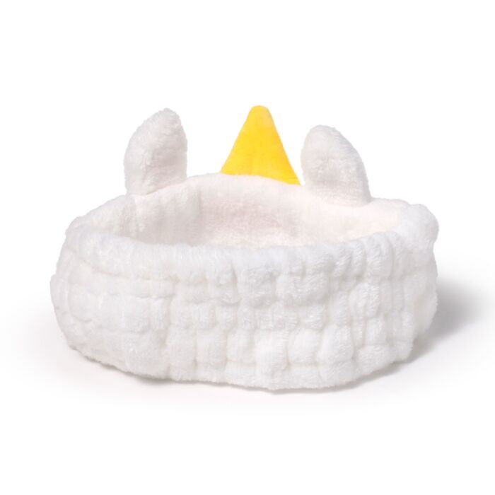 adoracorns astra the unicorn plush beauty headband close view of unicorn character