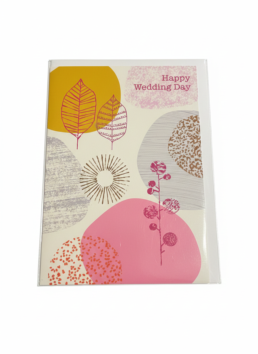 Happy Wedding Day Card Contemporary