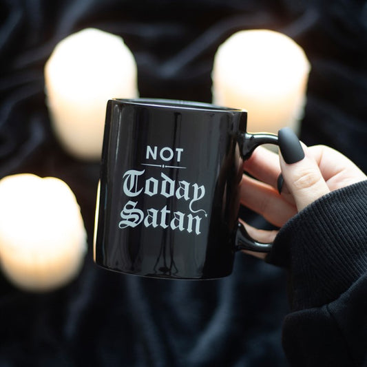 Not Today Satan Gothic Ceramic Mug