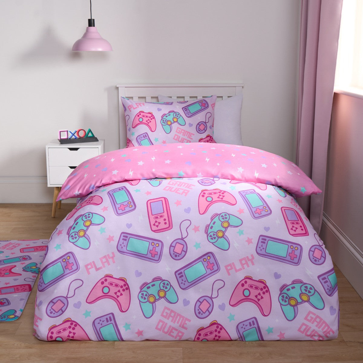 Gaming Duvet Cover- Lilac