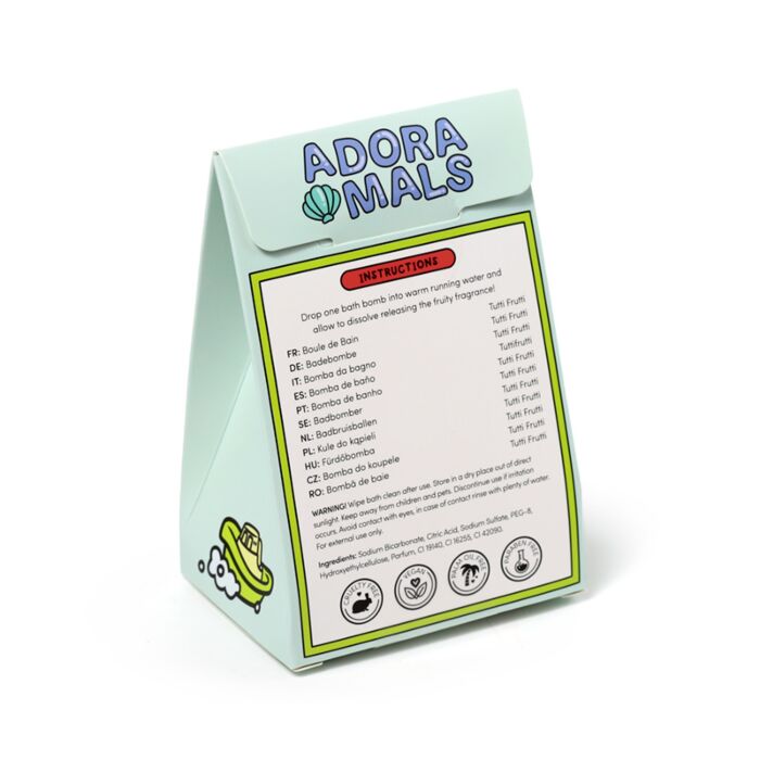 Adoramals Wild Bath Bomb In a Gift Box