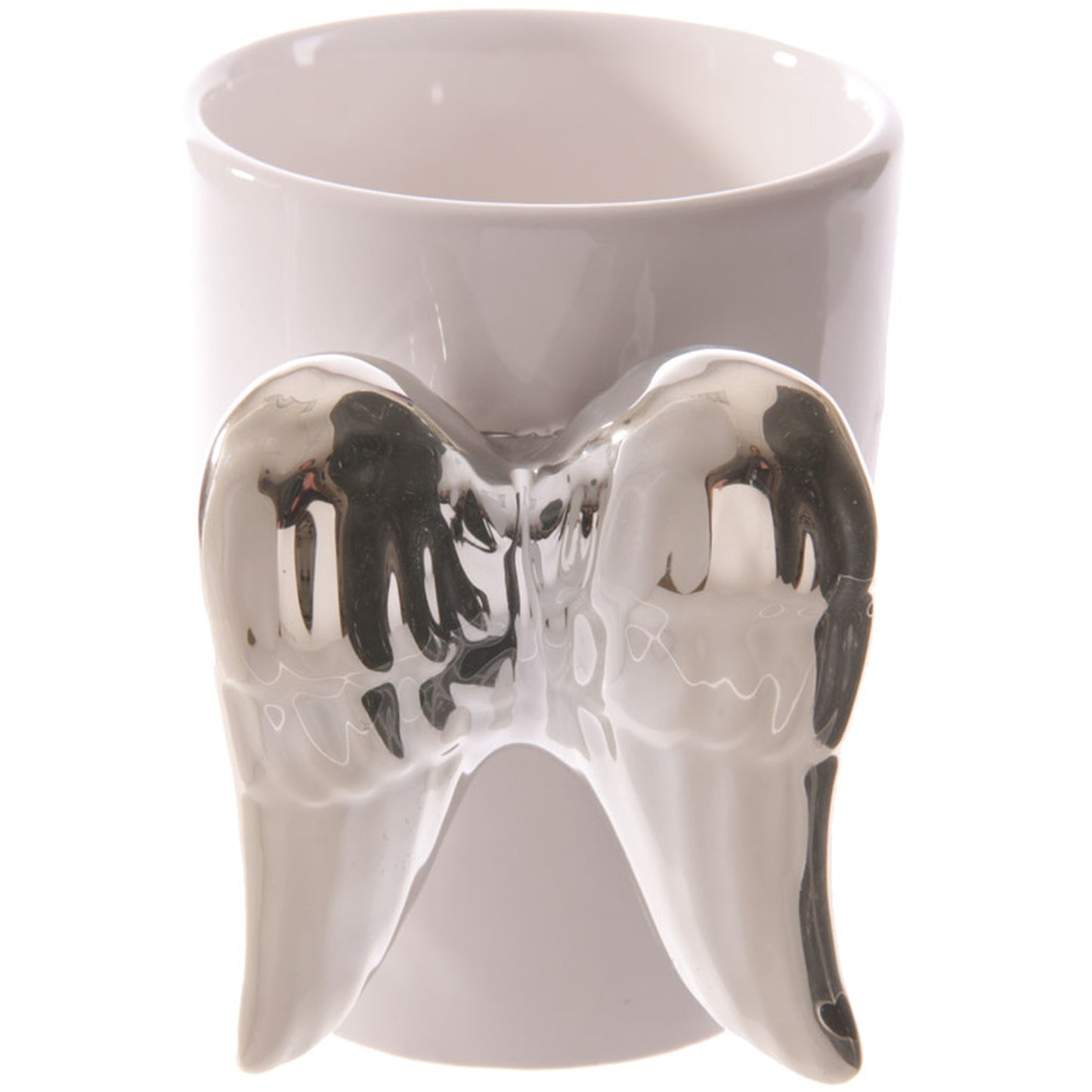 Silver Angel Wings Mug