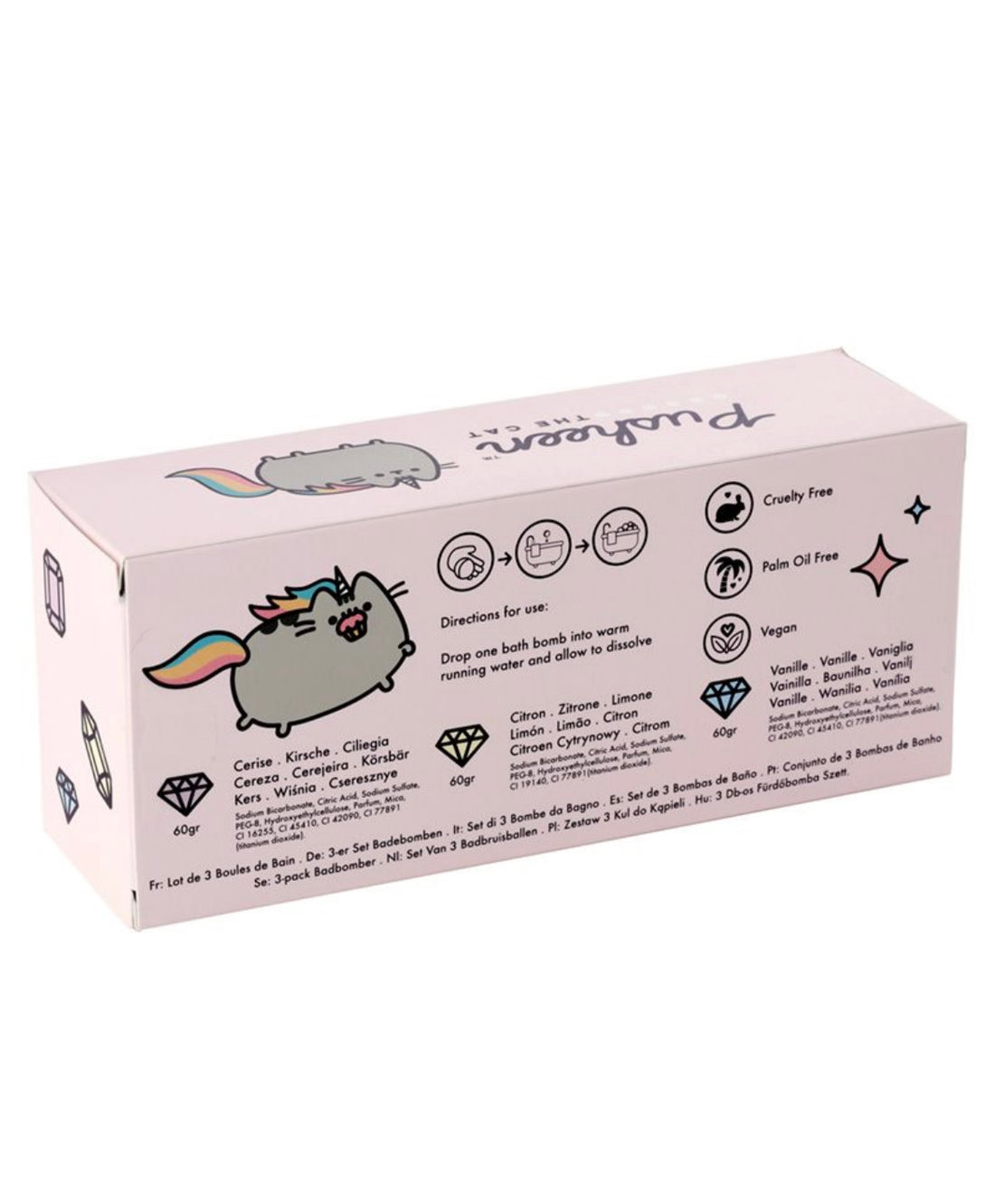 Pusheen Bath Fizzers- Set of 3
