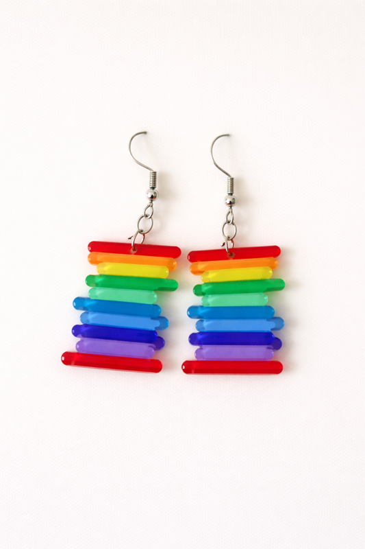 Rainbow Drop Earrings