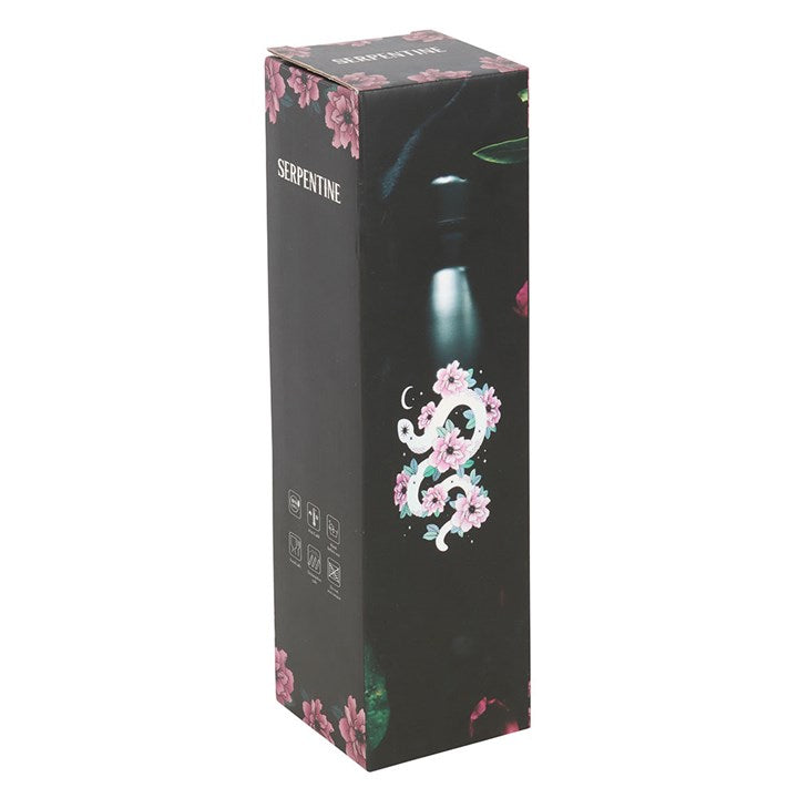 floral snake reusable water bottle presented boxed ready for gifting