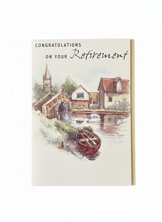 Retirement Card Boat