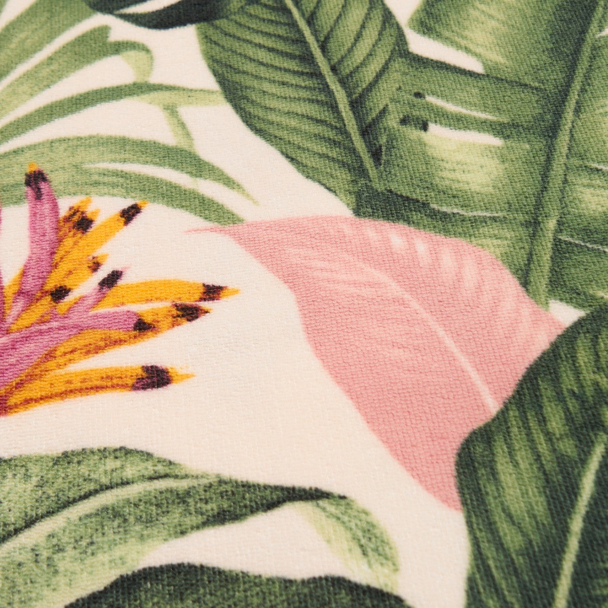 Tropical Floral Fleece Throw