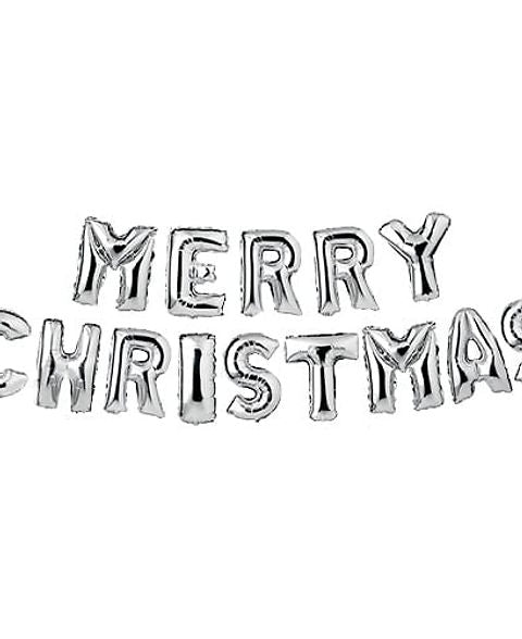 Merry Christmas Balloon Banner