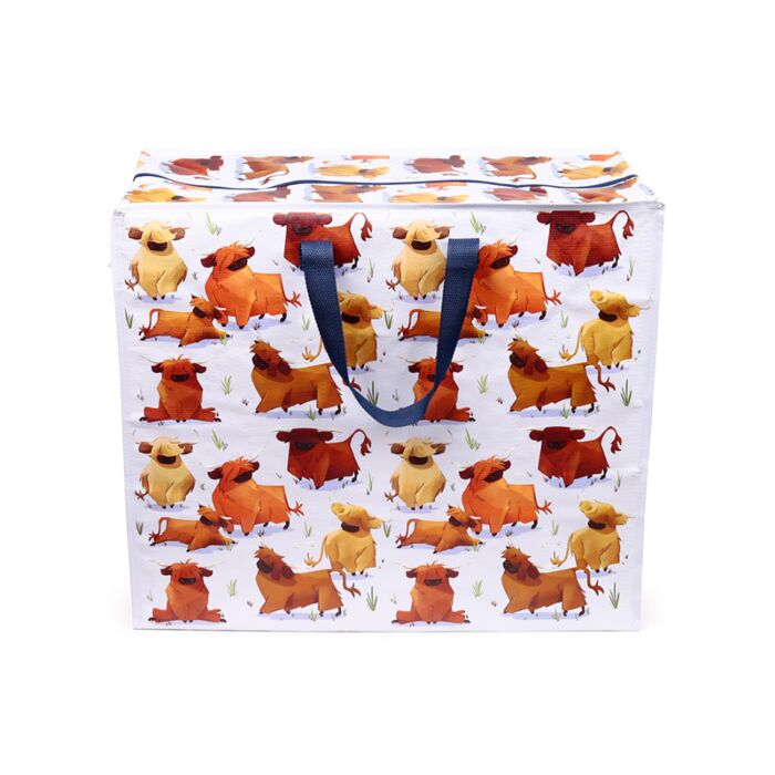 tall hairy coos highland coo laundry bag suitable for bedroom storage