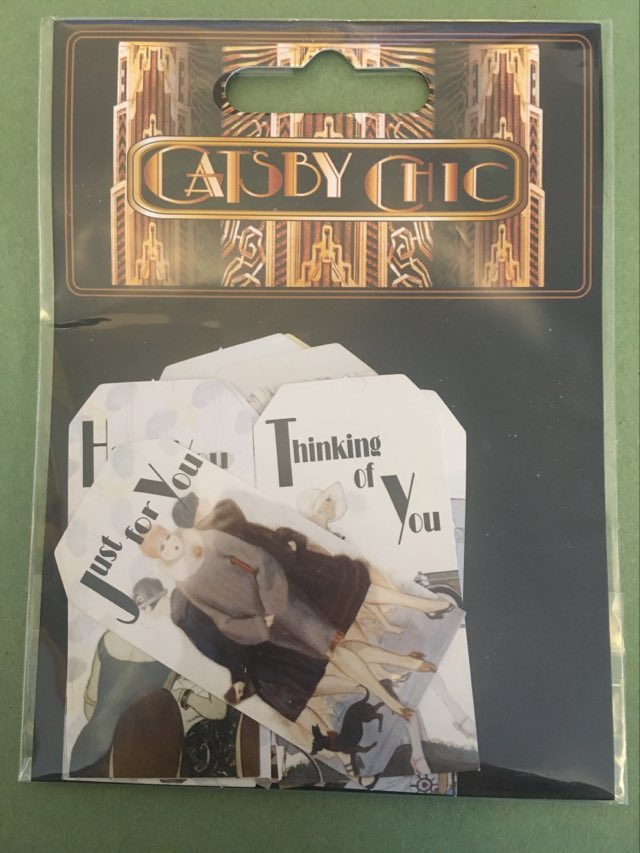 Gatsby Chic Card Topper Embelishments