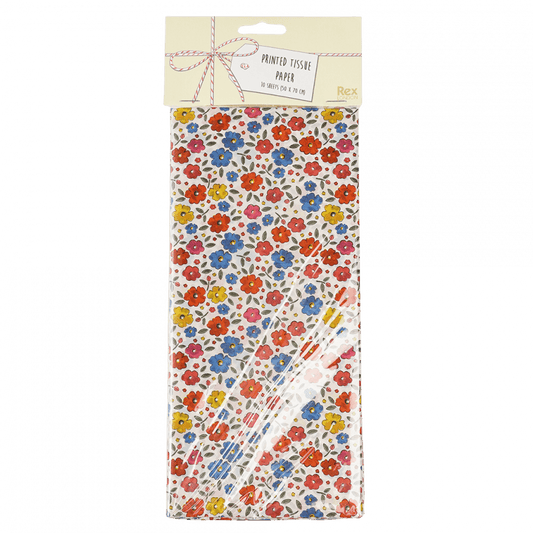 Floral Tissue Paper (10 Sheets)