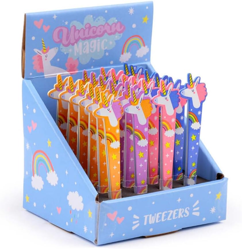 tweezers unicorn stainless steel grooming tweezers with slanted tips for precise eyebrow shaping