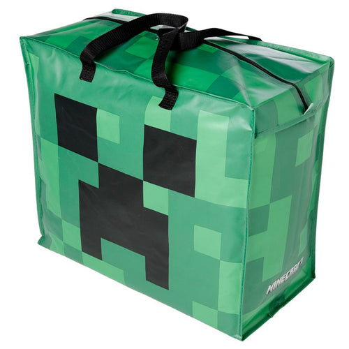 Minecraft Creeper Zip Up Laundry Bag