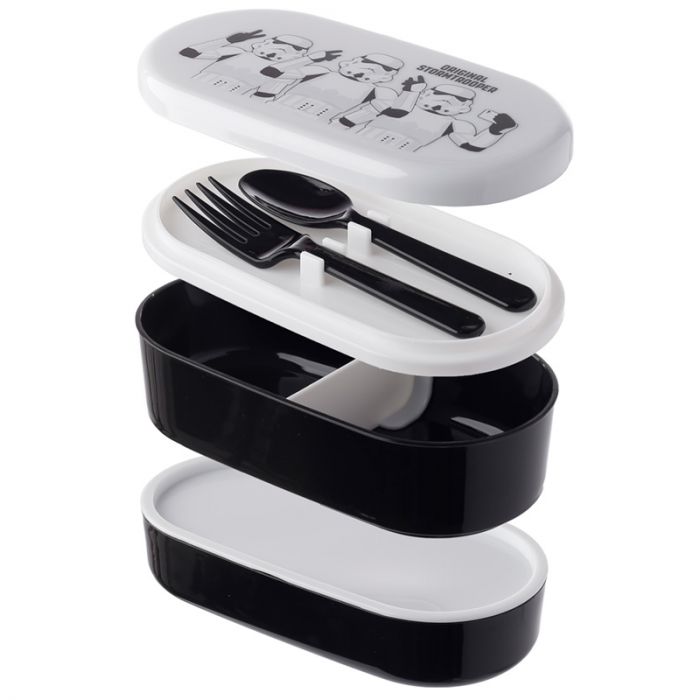 Star Wars Storm Trooper Bento Lunch Box With Fork & Spoon