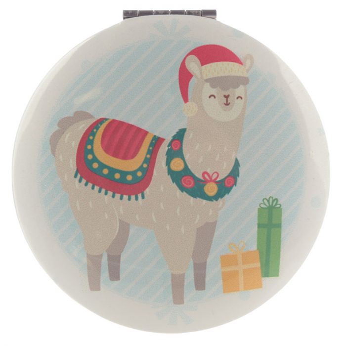 Festive Friends Christmas Animals Compact Mirror.