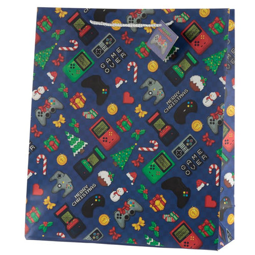Christmas Game Over Gift Bag-Extra Large