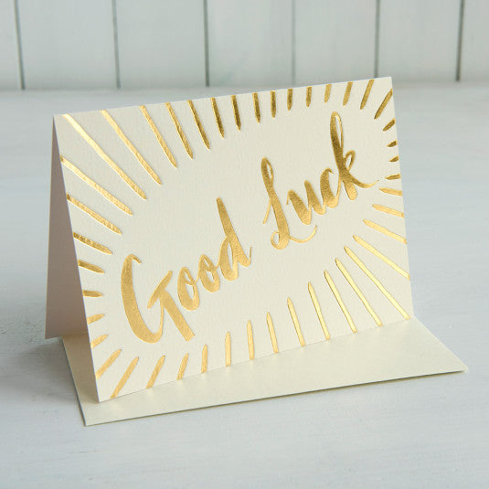 Good Luck Card & Envelope