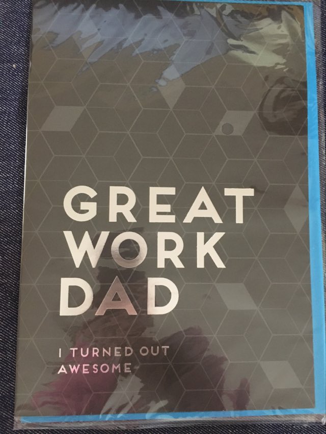 Father's Day  Card 19cm x 27cm Approx