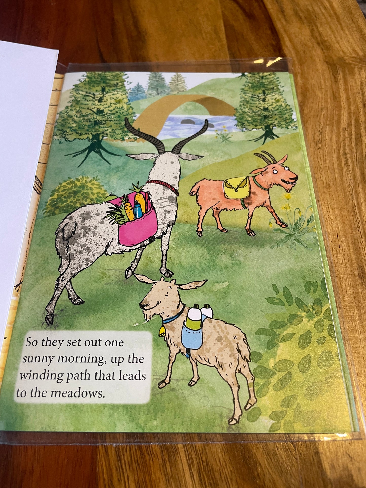 Billy Goats Gruff Story Card