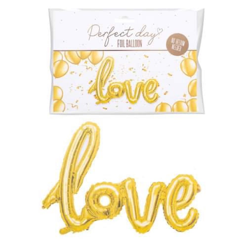 Gold Perfect Day Love Balloon