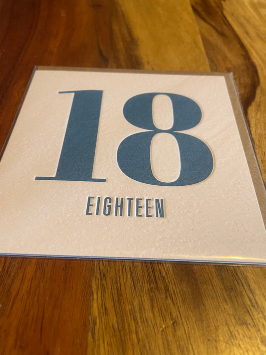 18 Card