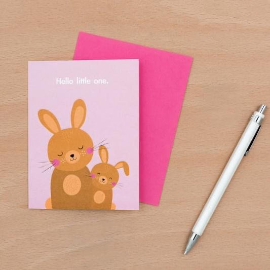 Hello Little One Greeting Card & Envelope