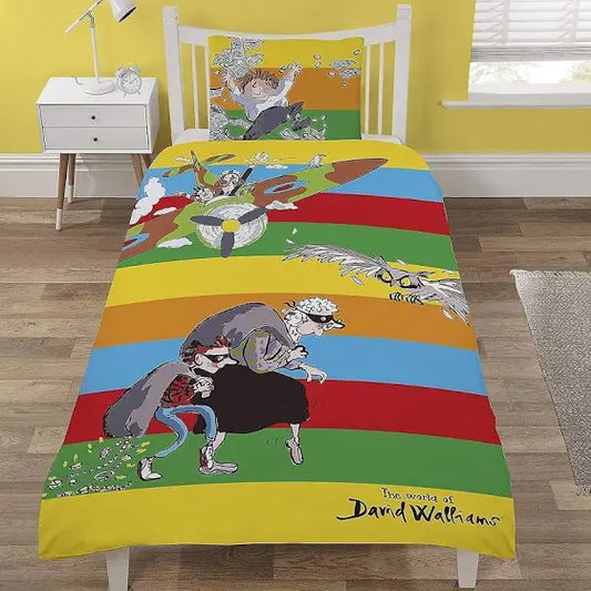 David Walliams children’s bedding featuring Ben and Grandma and Jack and Grandpa